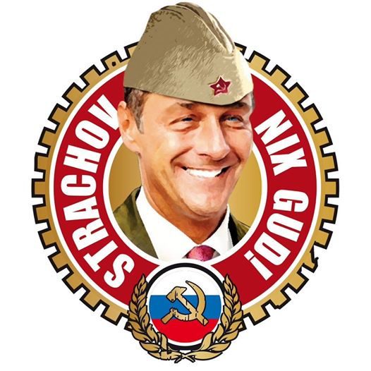 Foto: STRACHOV NIX GUD!

 „Russland gud!“ Mit dieser Botschaft zieht der Politiker Hazi Strachov durch unser Land. Wir gehen ihm nicht auf den Leim und antworten:

 Strachov nix gud!

 Er schimpft über Österreich und lobt Russland. In Wien ist alles schlecht und in Moskau alles gut.

 Wir fragen uns: Wer ist Strachov? Österreicher oder Russe?

 Wer es weiß soll es uns bitte sagen. Danke.