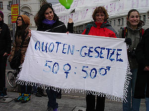 Frauenstadträtin Liane Marecsek fordert Quotengesetze